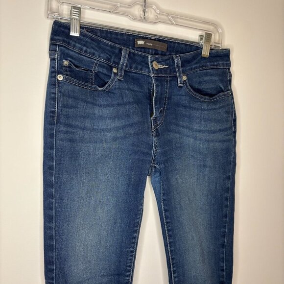 LEVI'S Legging Denim 5 Pocket Juniors 9 W29 L32 Stretch - Picture 1 of 11